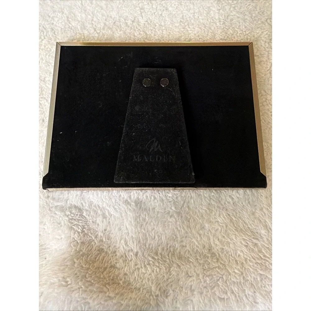 Photo Frame Malden International Design 4x6 Metal Silver Tone Vintage Cutie Pie